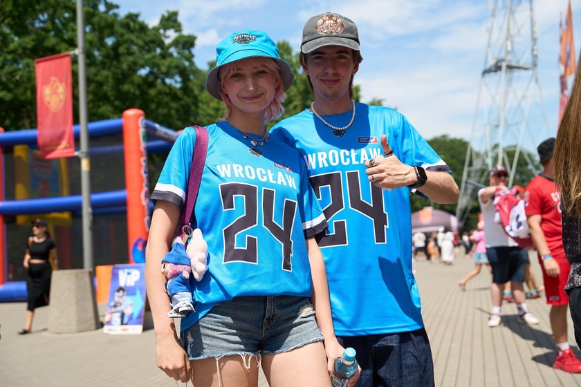 Kibice na meczu Panthers Wrocław z Centurions Cologne