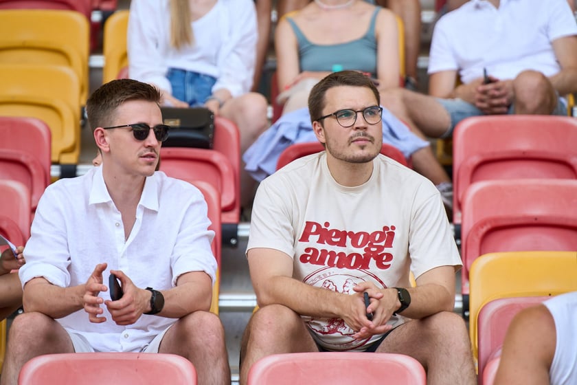 Kibice na meczu Panthers Wrocław z Centurions Cologne