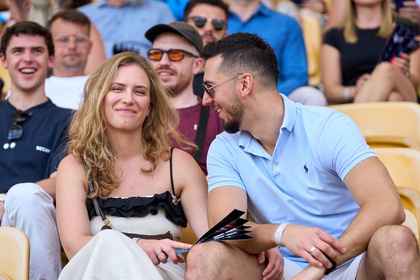 Kibice na meczu Panthers Wrocław z Centurions Cologne