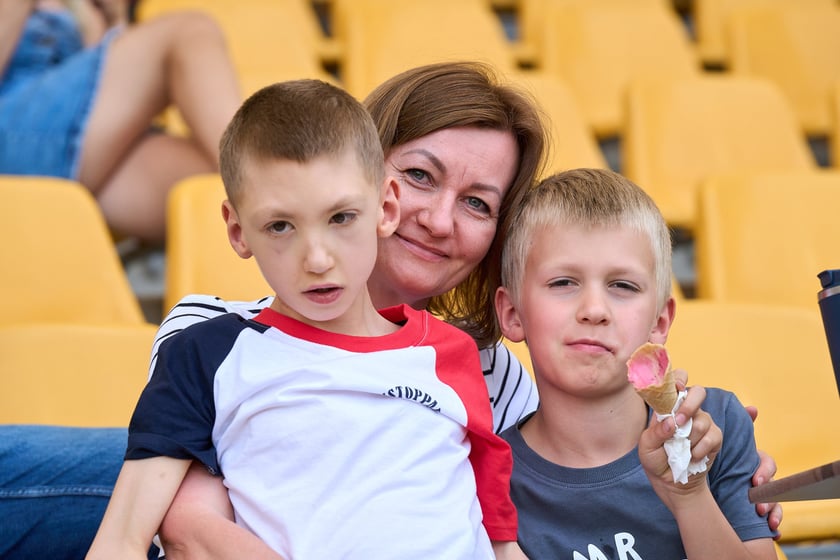 Kibice na meczu Panthers Wrocław z Centurions Cologne