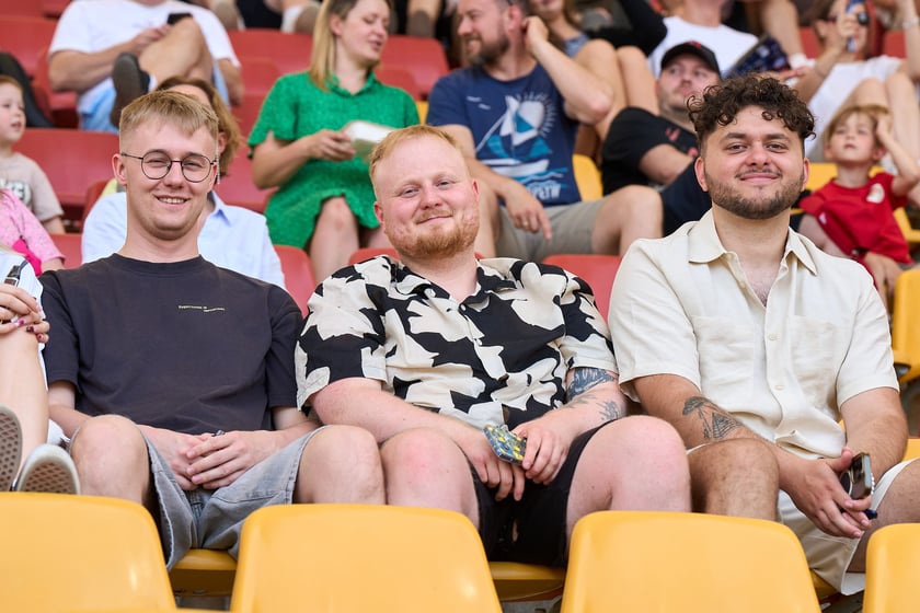 Kibice na meczu Panthers Wrocław z Centurions Cologne