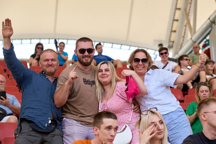 Kibice na meczu Panthers Wrocław z Centurions Cologne