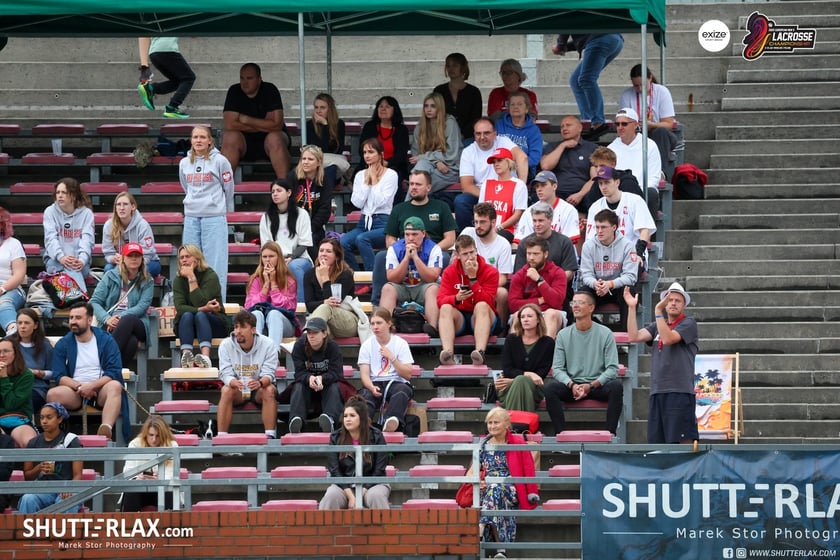 Mecz Polska - Niemcy na na Mistrzostwach Europy Mężczyzn w Lacrosse Wrocław 2025