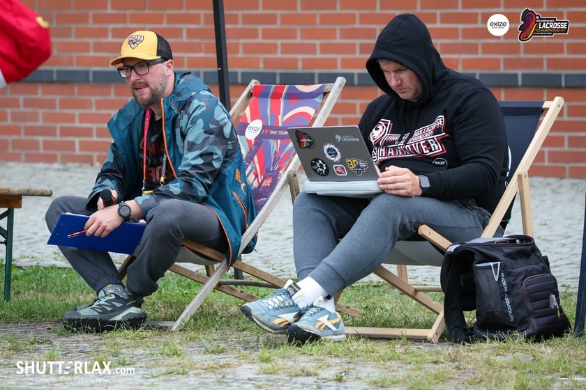 Mecz Polska - Niemcy na na Mistrzostwach Europy Mężczyzn w Lacrosse Wrocław 2025