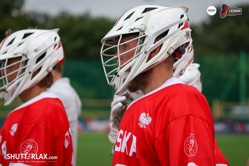 Mecz Polska - Niemcy na na Mistrzostwach Europy Mężczyzn w Lacrosse Wrocław 2025