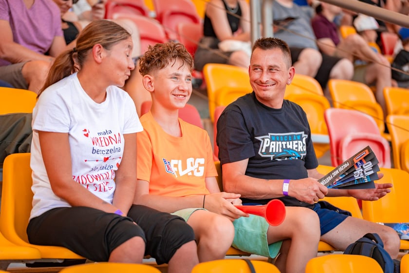 Panthers Wrocław - Vienna Wikings na Stadionie Olimpijskim - 19.07.2025. Zdjęcia z meczu oraz kibiców