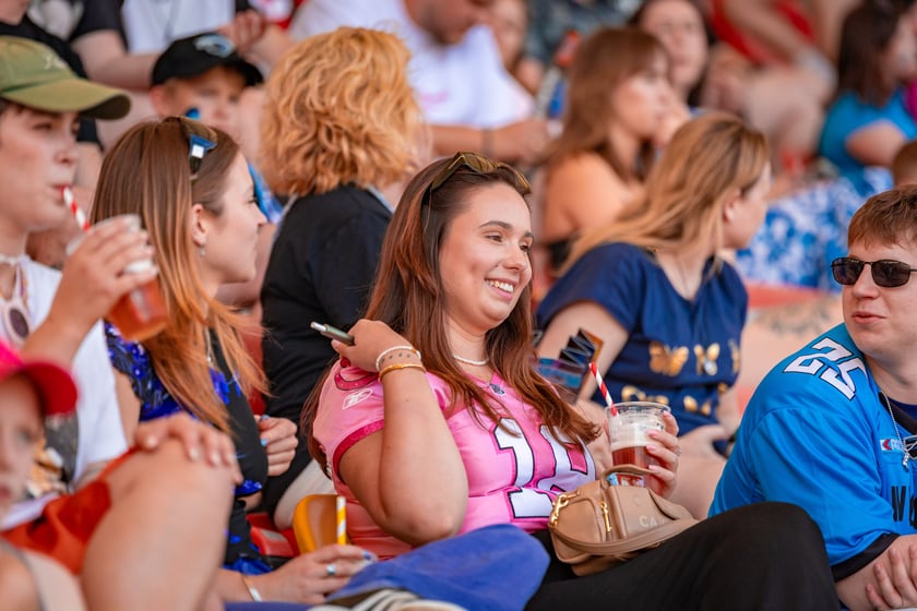 Panthers Wrocław - Vienna Wikings na Stadionie Olimpijskim - 19.07.2025. Zdjęcia z meczu oraz kibiców