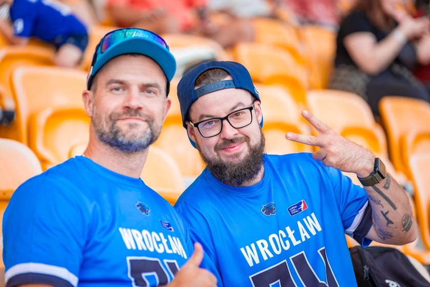 Panthers Wrocław - Vienna Wikings na Stadionie Olimpijskim - 19.07.2025. Zdjęcia z meczu oraz kibiców