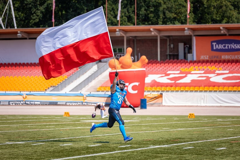 Panthers Wrocław - Vienna Wikings na Stadionie Olimpijskim - 19.07.2025. Zdjęcia z meczu oraz kibiców