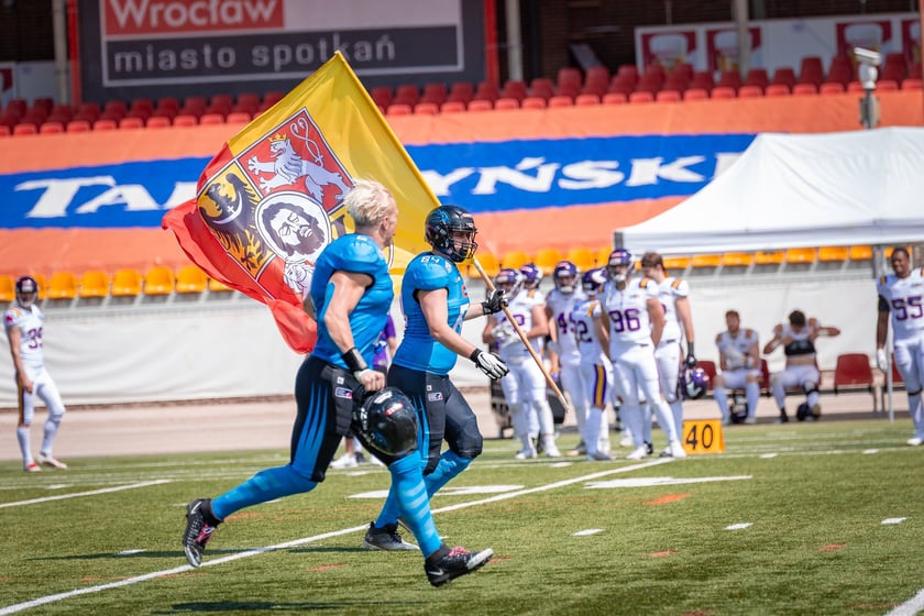 Panthers Wrocław - Vienna Wikings na Stadionie Olimpijskim - 19.07.2025. Zdjęcia z meczu oraz kibiców