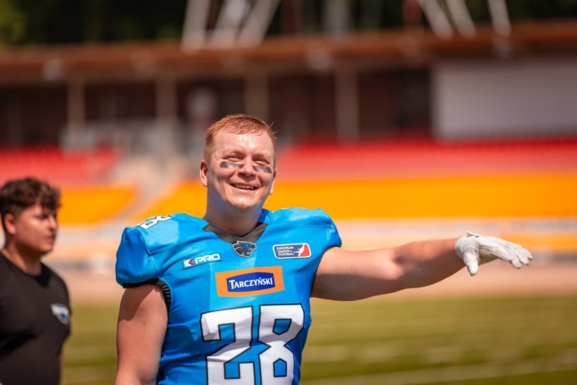 Panthers Wrocław - Vienna Wikings na Stadionie Olimpijskim - 19.07.2025. Zdjęcia z meczu oraz kibiców