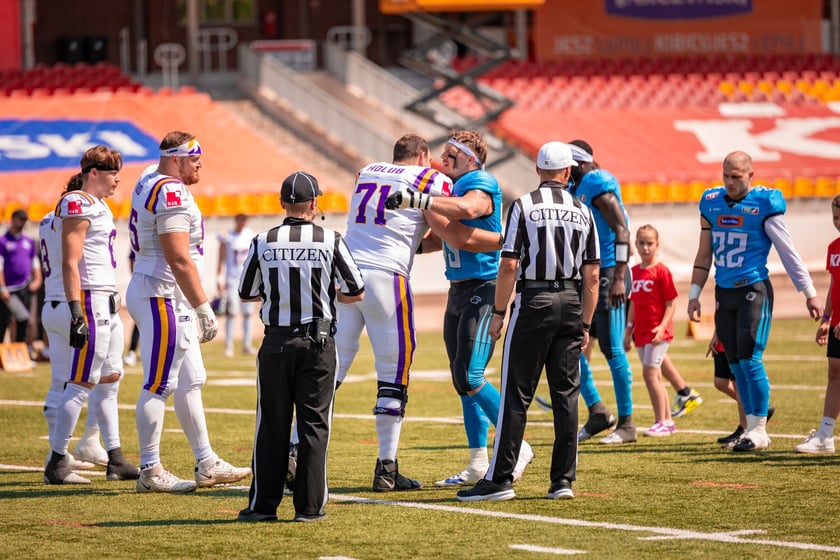Panthers Wrocław - Vienna Wikings na Stadionie Olimpijskim - 19.07.2025. Zdjęcia z meczu oraz kibiców