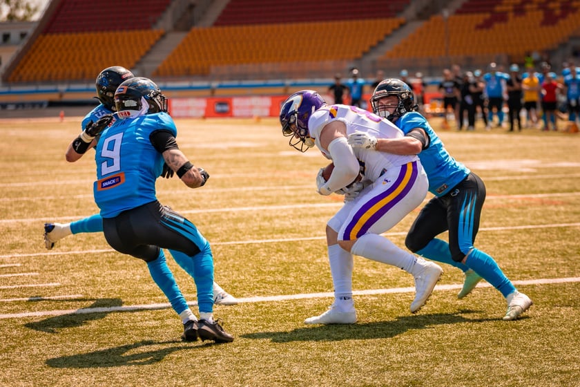 Panthers Wrocław - Vienna Wikings na Stadionie Olimpijskim - 19.07.2025. Zdjęcia z meczu oraz kibiców