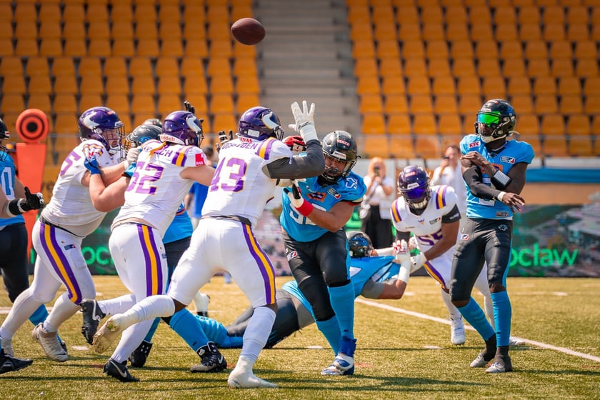 Panthers Wrocław - Vienna Wikings na Stadionie Olimpijskim - 19.07.2025. Zdjęcia z meczu oraz kibiców