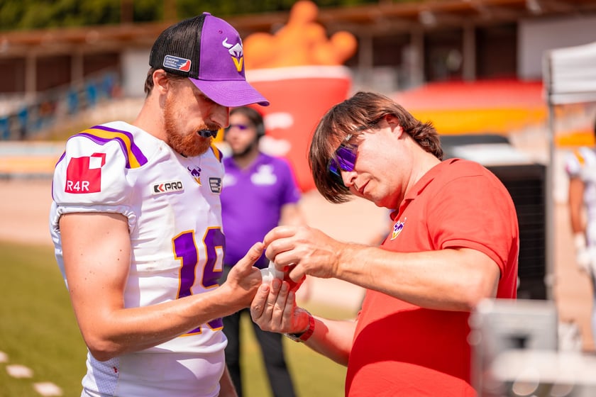 Panthers Wrocław - Vienna Wikings na Stadionie Olimpijskim - 19.07.2025. Zdjęcia z meczu oraz kibiców