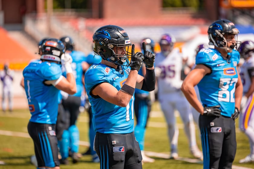 Panthers Wrocław - Vienna Wikings na Stadionie Olimpijskim - 19.07.2025. Zdjęcia z meczu oraz kibiców