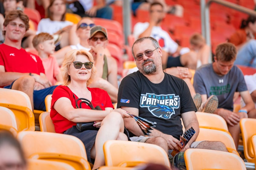 Panthers Wrocław - Vienna Wikings na Stadionie Olimpijskim - 19.07.2025. Zdjęcia z meczu oraz kibiców