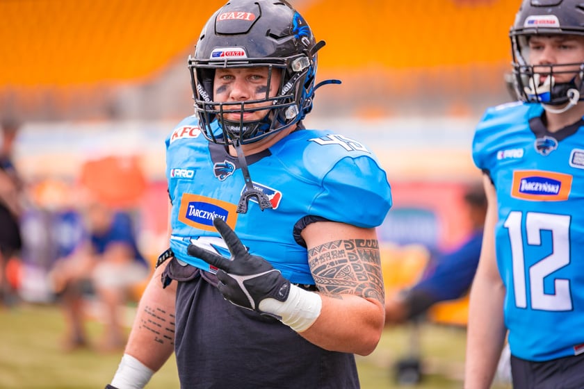 Panthers Wrocław - Vienna Wikings na Stadionie Olimpijskim - 19.07.2025. Zdjęcia z meczu oraz kibiców