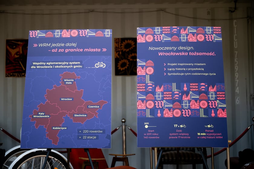 Prezentacja nowych rowerów miejskich we Wrocławiu, 31 lipca 2025