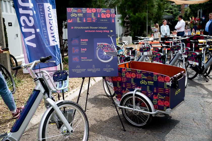 Prezentacja nowych rowerów miejskich we Wrocławiu, 31 lipca 2025