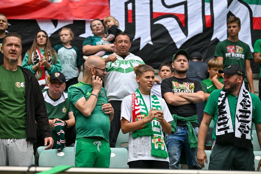 Mecz Śląsk Wrocław - Ruch Chorz&oacute;w 3 sierpnia na Tarczyński Arenie. Zdjęcia kibic&oacute;w