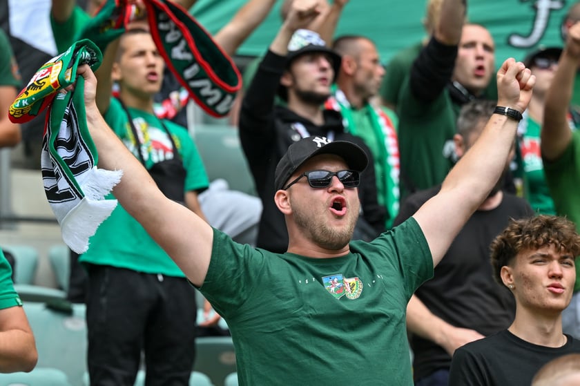 Mecz Śląsk Wrocław - Ruch Chorz&oacute;w 3 sierpnia na Tarczyński Arenie. Zdjęcia kibic&oacute;w