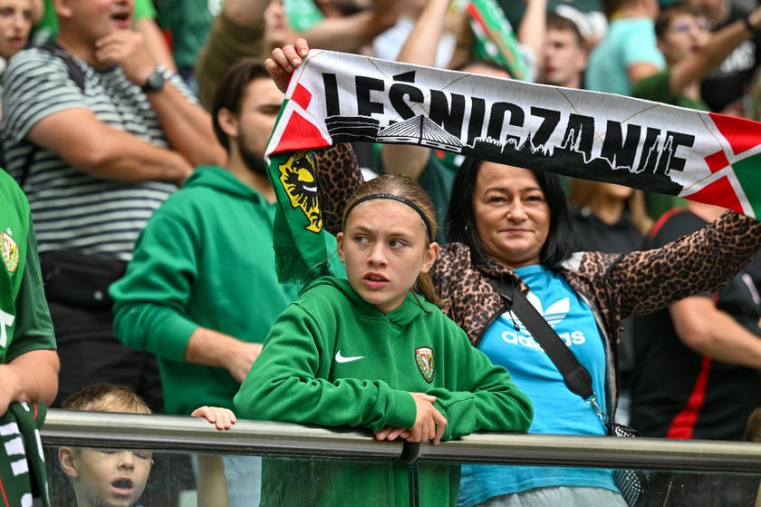 Mecz Śląsk Wrocław - Ruch Chorz&oacute;w 3 sierpnia na Tarczyński Arenie. Zdjęcia kibic&oacute;w