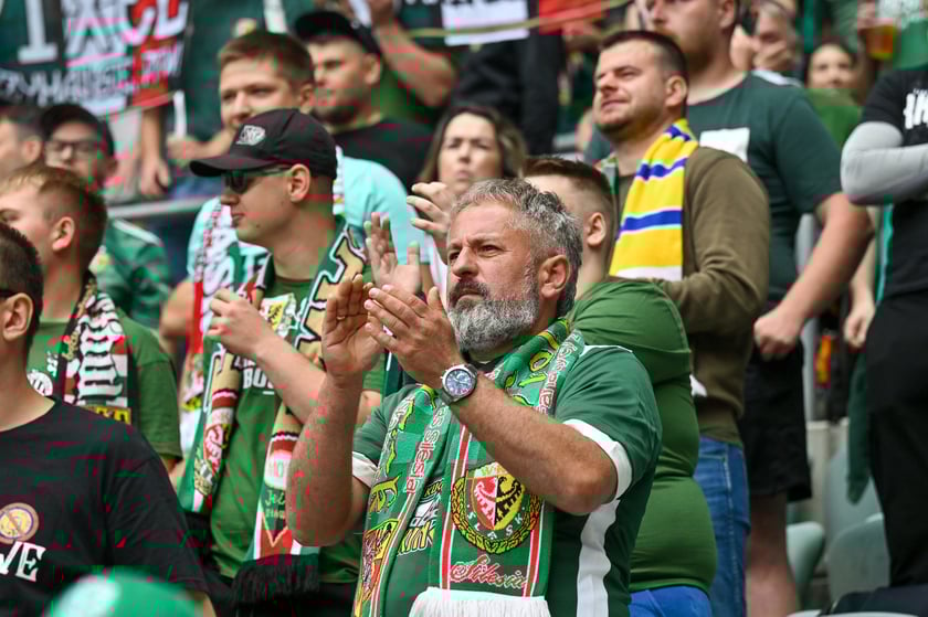 Mecz Śląsk Wrocław - Ruch Chorz&oacute;w 3 sierpnia na Tarczyński Arenie. Zdjęcia kibic&oacute;w