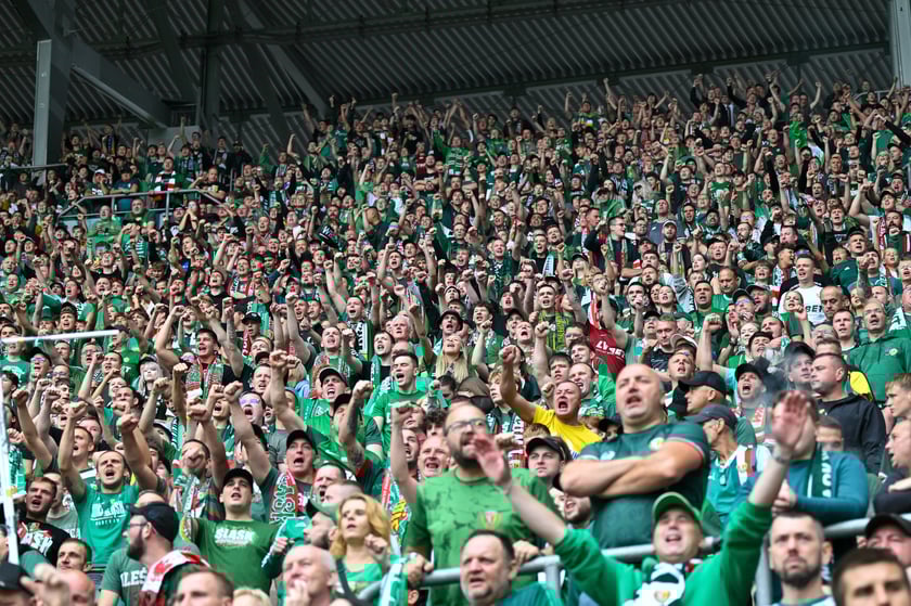 Mecz Śląsk Wrocław - Ruch Chorz&oacute;w 3 sierpnia na Tarczyński Arenie. Zdjęcia kibic&oacute;w