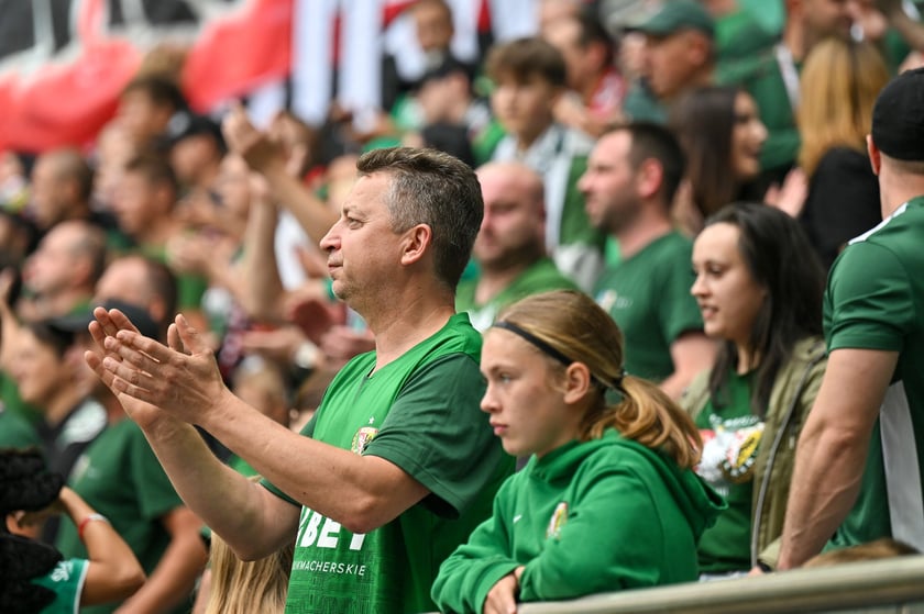 Mecz Śląsk Wrocław - Ruch Chorz&oacute;w 3 sierpnia na Tarczyński Arenie. Zdjęcia kibic&oacute;w
