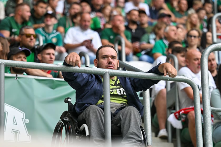 Mecz Śląsk Wrocław - Ruch Chorz&oacute;w 3 sierpnia na Tarczyński Arenie. Zdjęcia kibic&oacute;w
