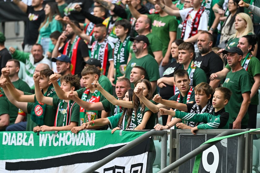 Mecz Śląsk Wrocław - Ruch Chorz&oacute;w 3 sierpnia na Tarczyński Arenie. Zdjęcia kibic&oacute;w