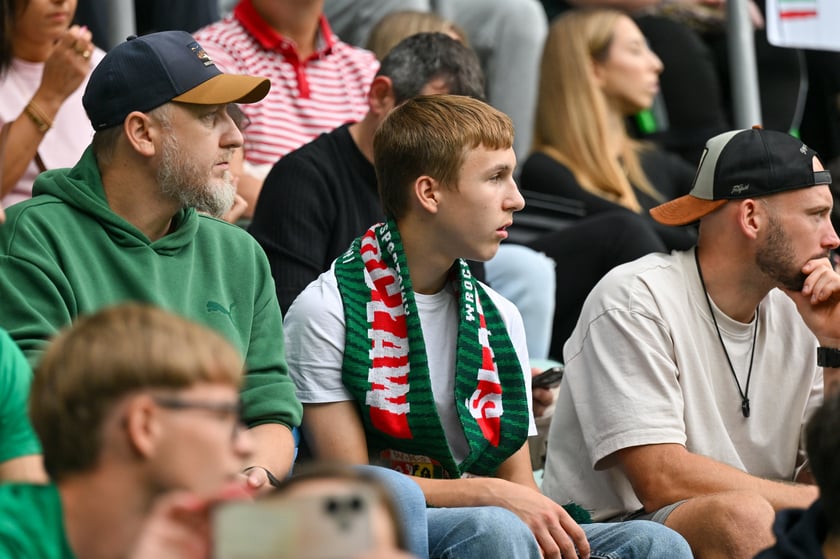 Mecz Śląsk Wrocław - Ruch Chorz&oacute;w 3 sierpnia na Tarczyński Arenie. Zdjęcia kibic&oacute;w