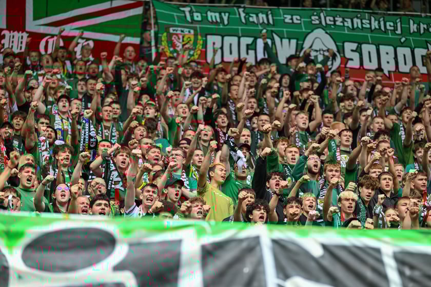 Mecz Śląsk Wrocław - Ruch Chorz&oacute;w 3 sierpnia na Tarczyński Arenie. Zdjęcia kibic&oacute;w