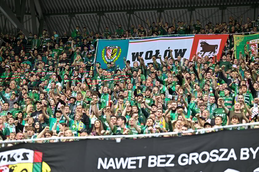 Mecz Śląsk Wrocław - Ruch Chorz&oacute;w 3 sierpnia na Tarczyński Arenie. Zdjęcia kibic&oacute;w