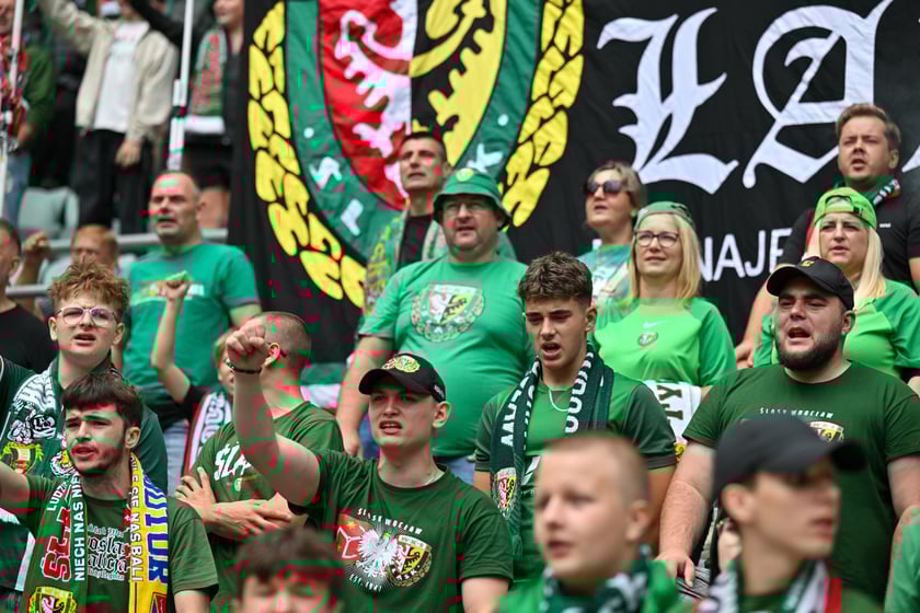 Mecz Śląsk Wrocław - Ruch Chorz&oacute;w 3 sierpnia na Tarczyński Arenie. Zdjęcia kibic&oacute;w