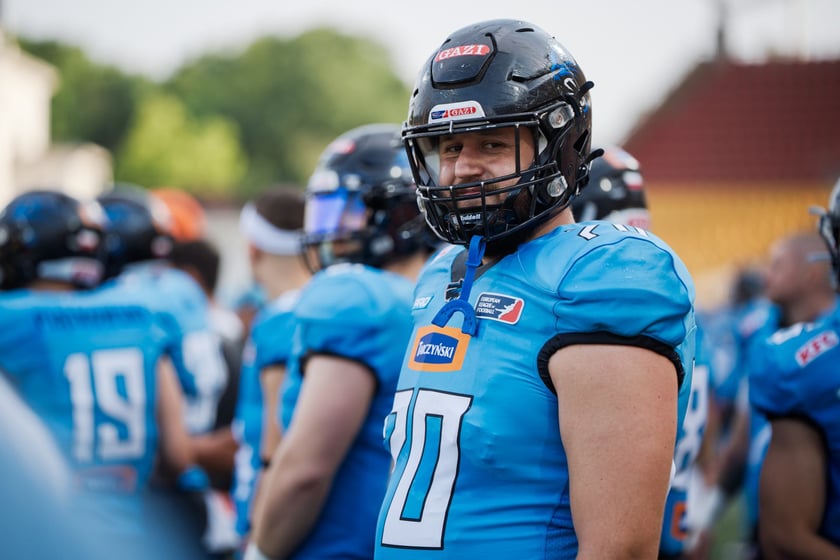 Mecz Panthers Wrocław - Munich Ravens na Stadionie Olimpijskim. Zdjęcia z meczu oraz kibiców, 16 sierpnia 2025 r.