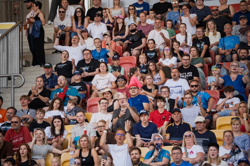 Mecz Panthers Wrocław - Munich Ravens na Stadionie Olimpijskim. Zdjęcia z meczu oraz kibiców, 16 sierpnia 2025 r.
