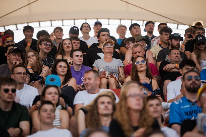 Mecz Panthers Wrocław - Munich Ravens na Stadionie Olimpijskim. Zdjęcia z meczu oraz kibiców, 16 sierpnia 2025 r.