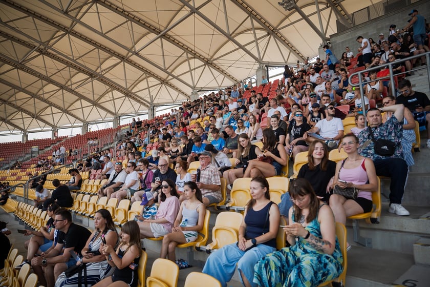 Mecz Panthers Wrocław - Munich Ravens na Stadionie Olimpijskim. Zdjęcia z meczu oraz kibiców, 16 sierpnia 2025 r.