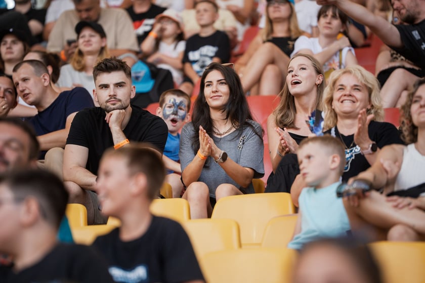 Mecz Panthers Wrocław - Munich Ravens na Stadionie Olimpijskim. Zdjęcia z meczu oraz kibiców, 16 sierpnia 2025 r.