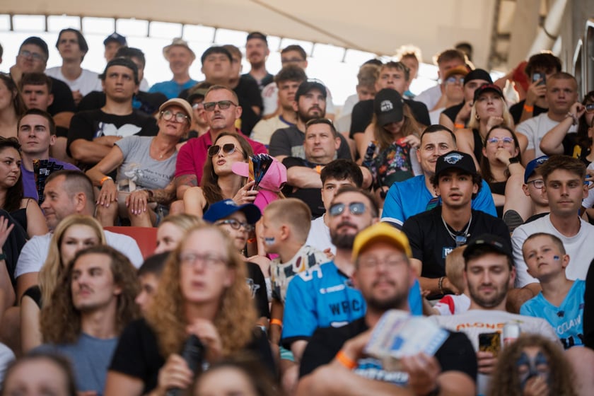 Mecz Panthers Wrocław - Munich Ravens na Stadionie Olimpijskim. Zdjęcia z meczu oraz kibiców, 16 sierpnia 2025 r.