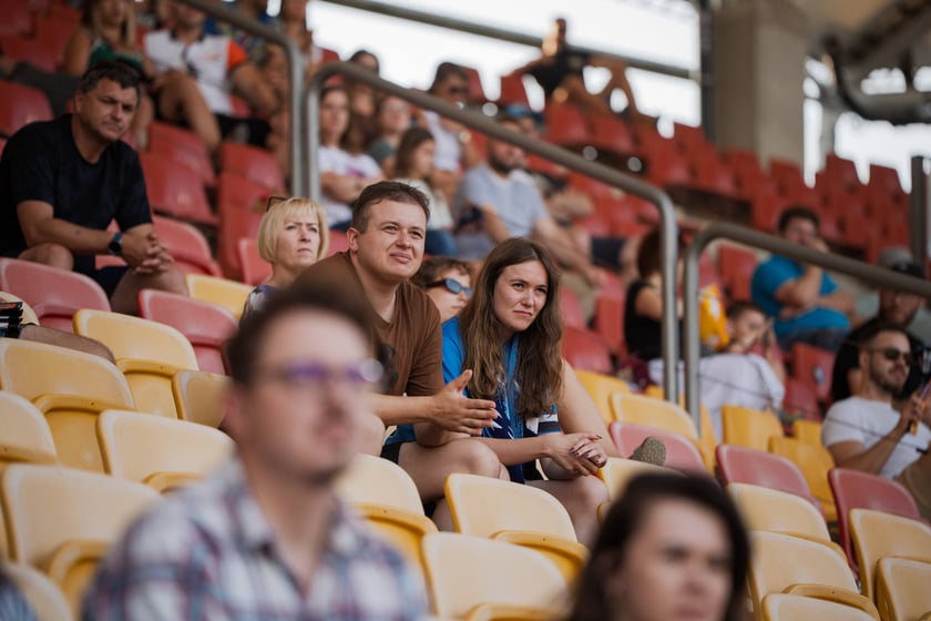 Mecz Panthers Wrocław - Munich Ravens na Stadionie Olimpijskim. Zdjęcia z meczu oraz kibiców, 16 sierpnia 2025 r.