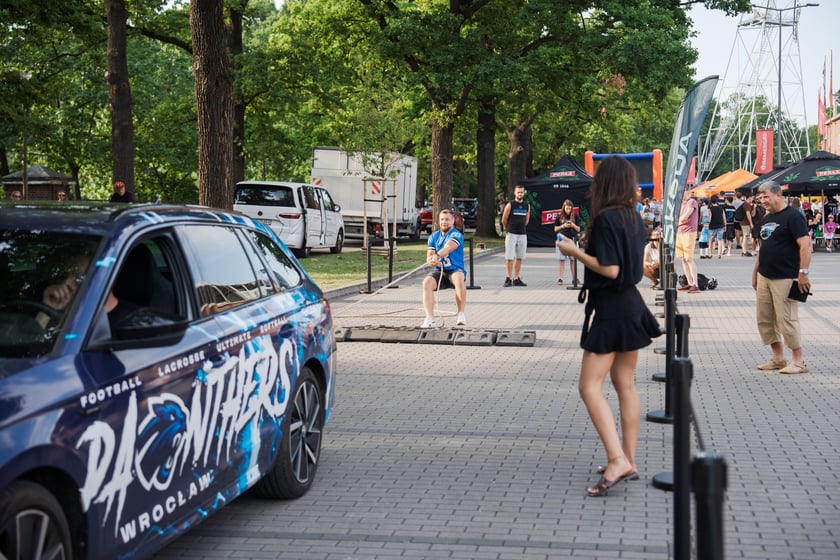 Mecz Panthers Wrocław - Munich Ravens na Stadionie Olimpijskim. Zdjęcia z meczu oraz kibiców, 16 sierpnia 2025 r.