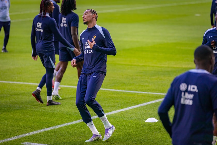 4 września 2025 r. konferencje prasowe i treningi piłkarzy Francji na Tarczyński Arenie we Wrocławiu