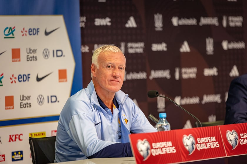 4 września 2025 r. konferencje prasowe i treningi piłkarzy Francji na Tarczyński Arenie we Wrocławiu