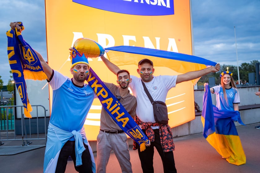 Kibice w drodze na mecz Ukrainy z Francją na Tarczyński Arenie, 5 września 2025
