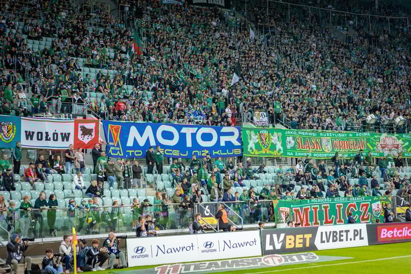 Mecz Śląska Wrocław z Puszczą Niepołomice