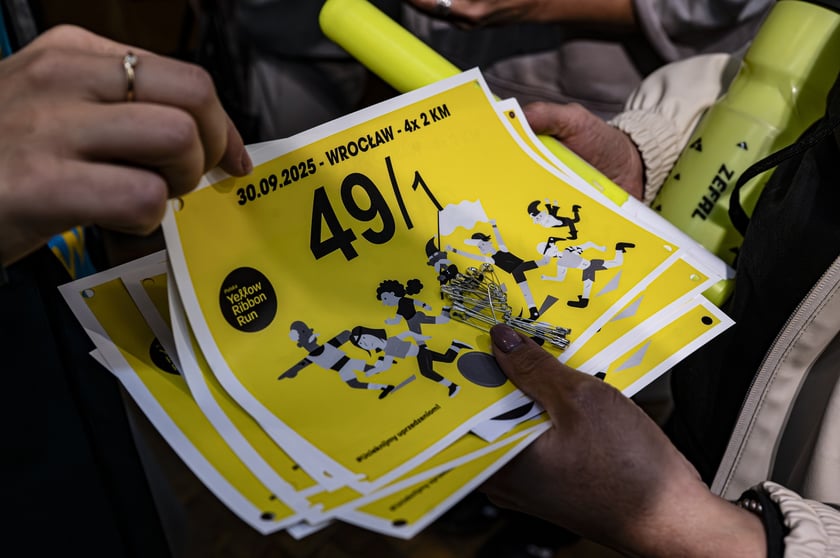 Yellow Ribbon Run 2025 - pierwszy w Polsce bieg spod znaku "ż&oacute;łtej wstążki" odbył się we Wrocławiu 30 września