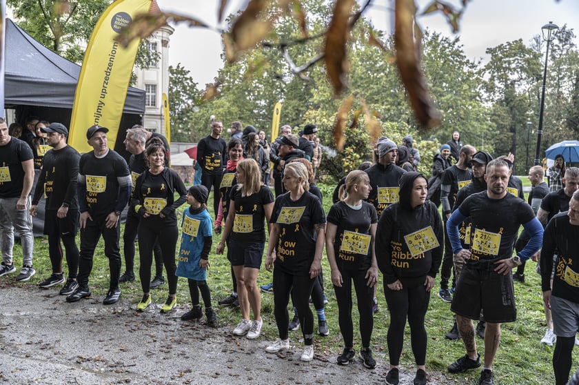 Yellow Ribbon Run 2025 - pierwszy w Polsce bieg spod znaku "ż&oacute;łtej wstążki" odbył się we Wrocławiu 30 września